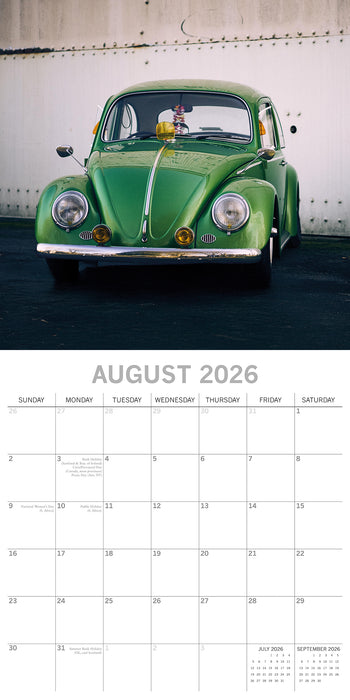 Classic Beetles 2026 Square Wall Calendar (Online Exclusive)