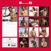 Hot Shirtless Men 2026 Square Wall Calendar