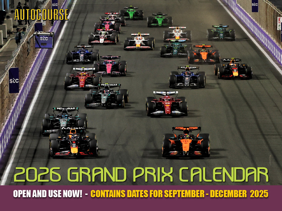 Calendar Club | Autocourse Grand Prix 2026 Deluxe Wall Calendar