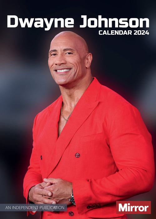 2024 Dwayne Johnson Wall Calendar