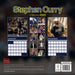2025 Stephen Curry Wall Calendar by  Pillar Box Red Publishing Ltd from Calendar Club