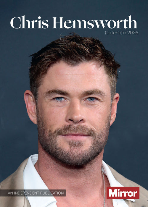 Chris Hemsworth 2026 A3 Wall Calendar
