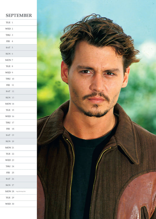Johnny Depp 2026 A3 Wall Calendar