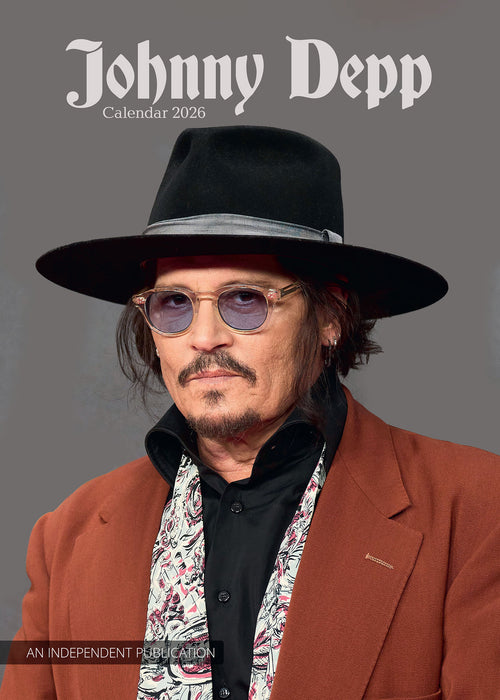 Johnny Depp 2026 A3 Wall Calendar