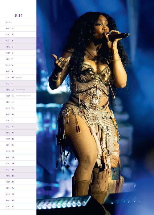SZA 2026 A3 Wall Calendar