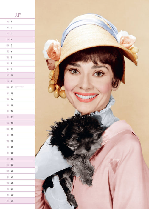 Audrey Hepburn 2027 A3 Wall Calendar