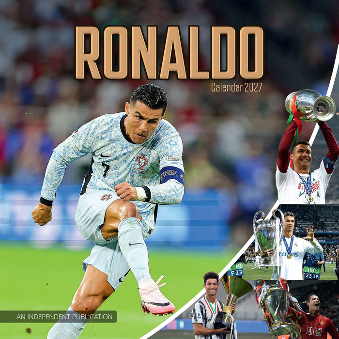 Cristiano Ronaldo 2027 Square Wall Calendar