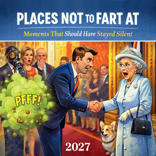 Places not to Fart At 2027 Square Wall Calendar