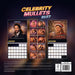 Celebrity Mullets 2027 Square Wall Calendar