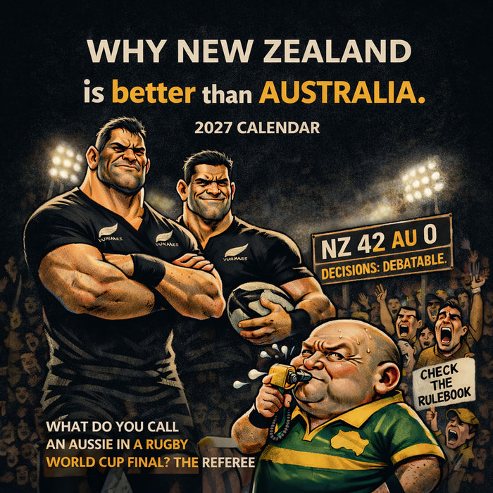 Why NZ is better than Australia 2027 Square Wall Calendar