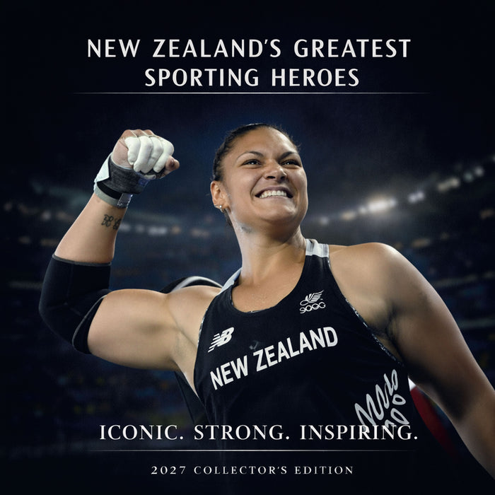 NZ Greatest Sporting Heroes 2027 Square Wall Calendar