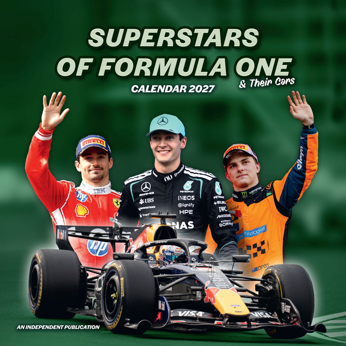 Superstars of Formula One 2027 Square Wall Calendar