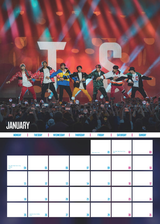 BTS 2027 A3 Wall Calendar