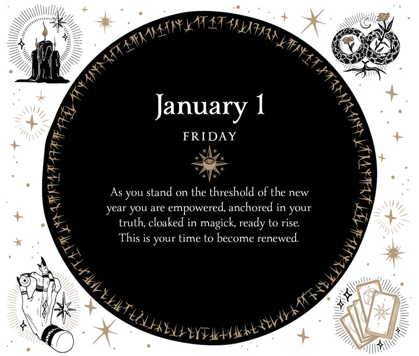 Witch Calendar Daily Magick 2027 Page-A-Day Calendar