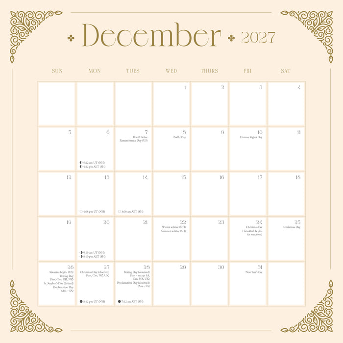Fairytale 2027 Square Wall Calendar