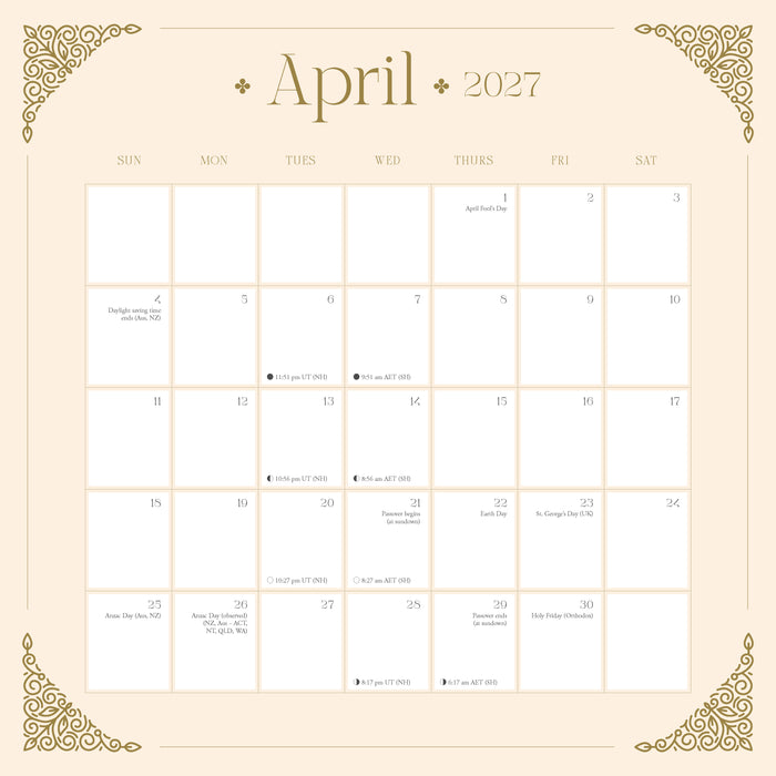 Fairytale 2027 Square Wall Calendar