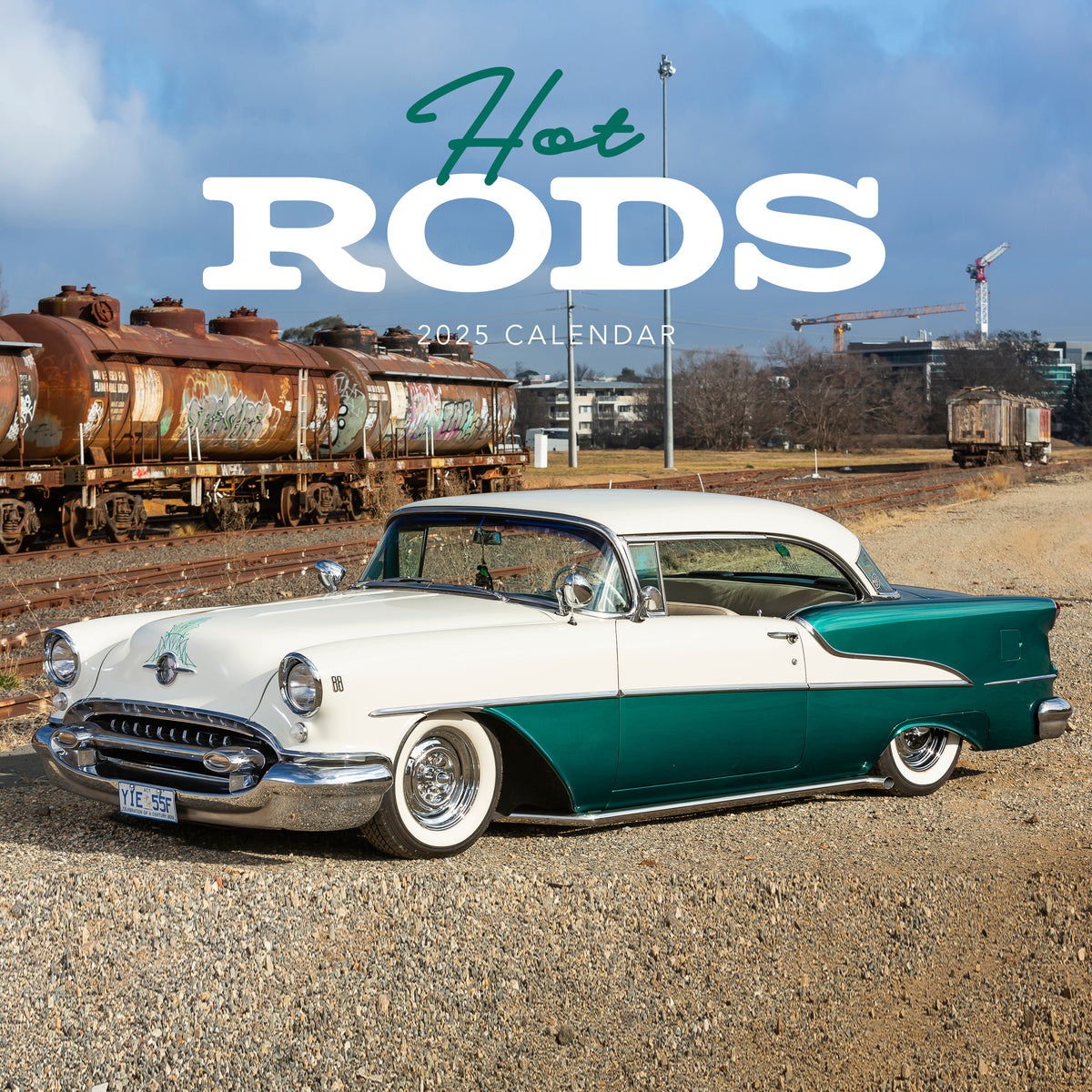 Calendar Club 2025 Hot Rods Wall Calendar