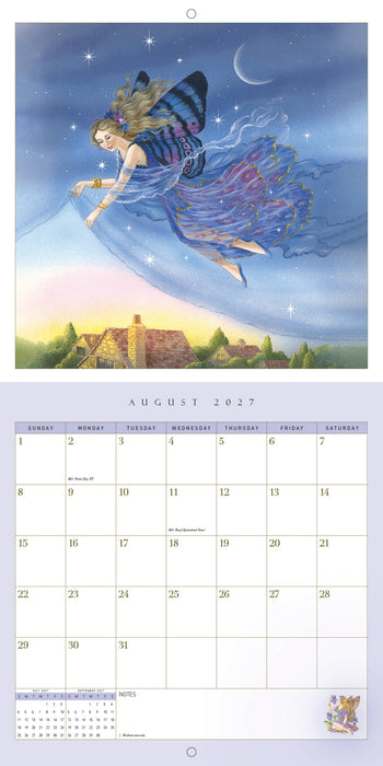 Fairies by Shirley Barber 2027 Square Wall Calendar