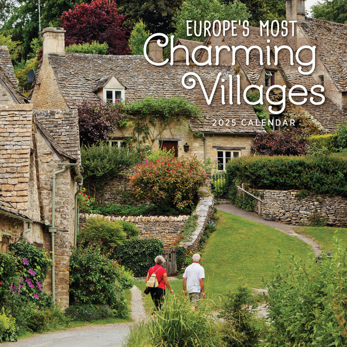 2025 Europe's Most Charming Villages Wall Calendar