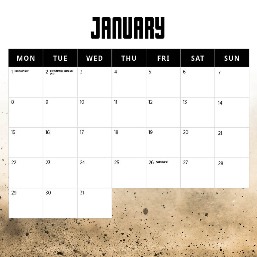 2024 Motocross Wall Calendar — Calendar Club