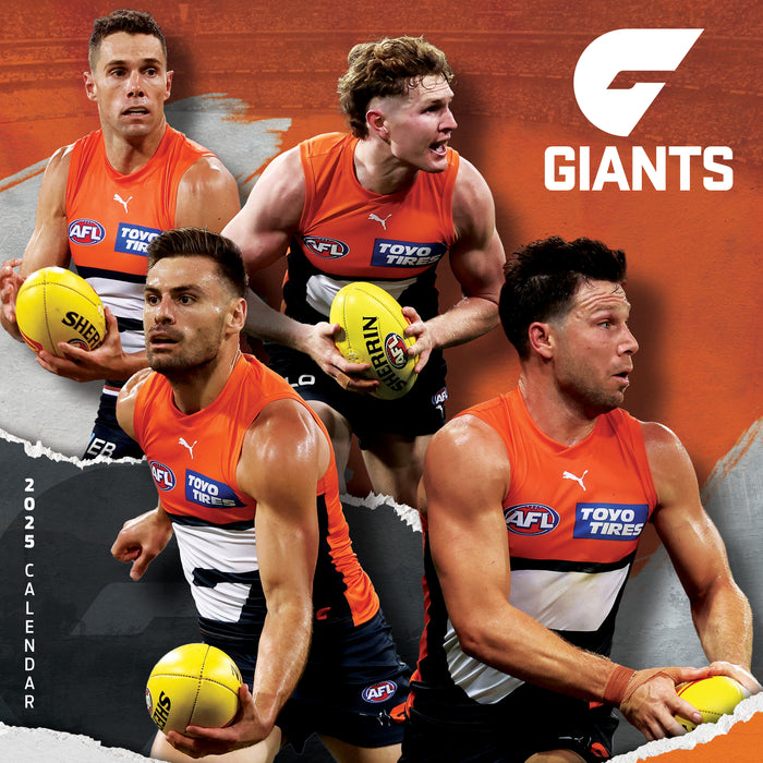 2025 AFL Greater Western Sydney Giants Wall Calendar
