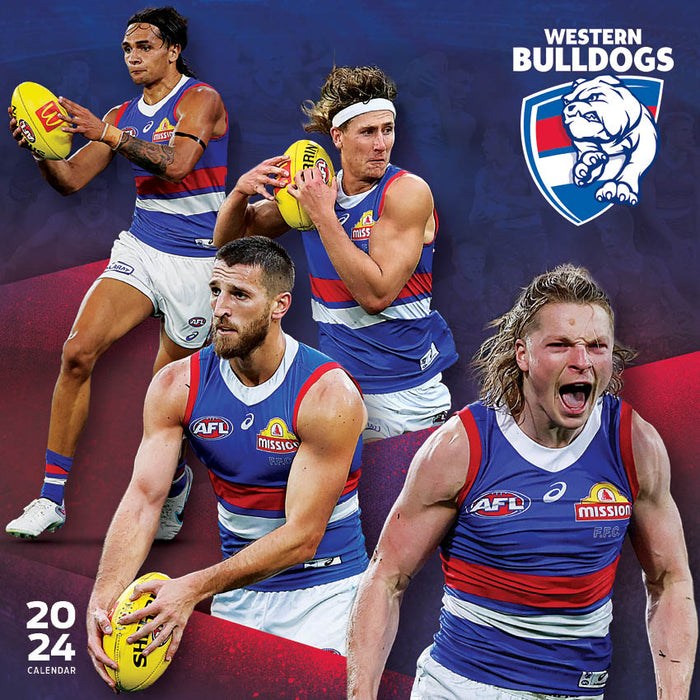2024 AFL Western Bulldogs Wall Calendar