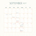 Moon 2027 Square Wall Calendar