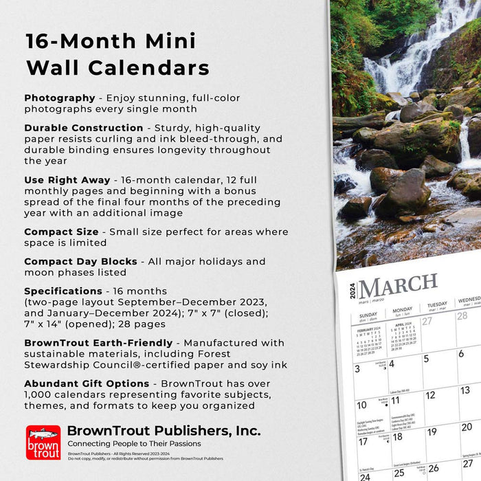 2024 Ireland Mini Wall Calendar