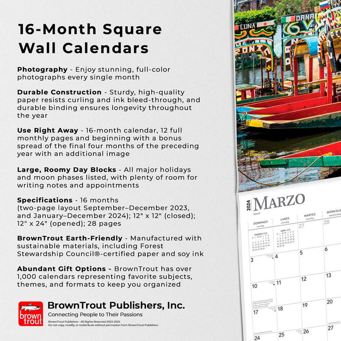 2024 Mexico Wall Calendar (Online Exclusive)