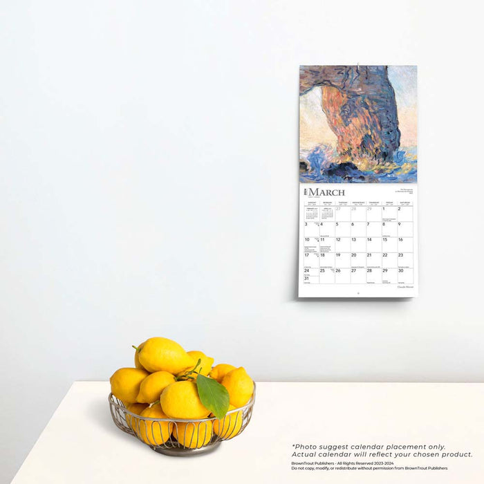 2024 Claude Monet Mini Wall Calendar