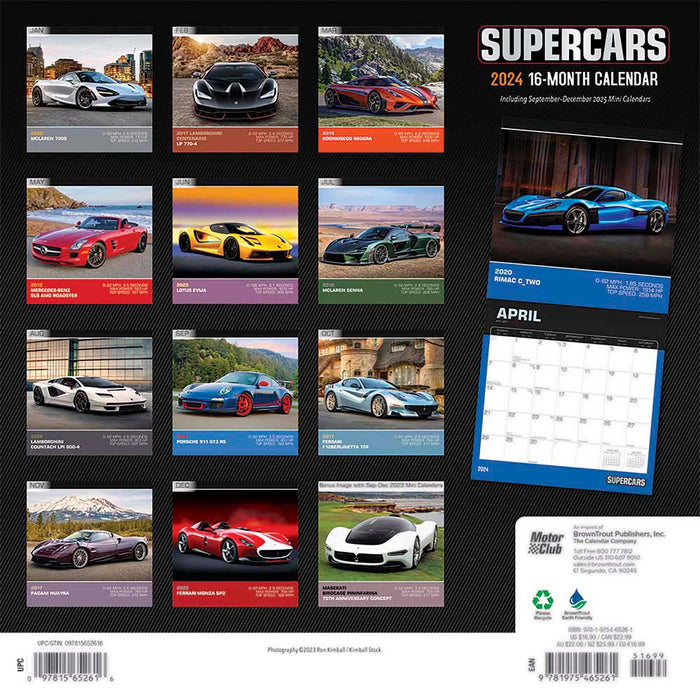 2024 Supercars Wall Calendar — Calendar Club