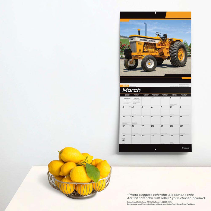 2024 Tractors Wall Calendar