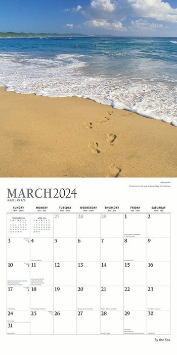2024 By The Sea Wall Calendar