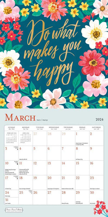 2024 Bonnie Marcus Mini Wall Calendar