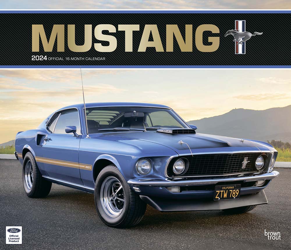 2024 Mustang Large Wall Calendar — Calendar Club