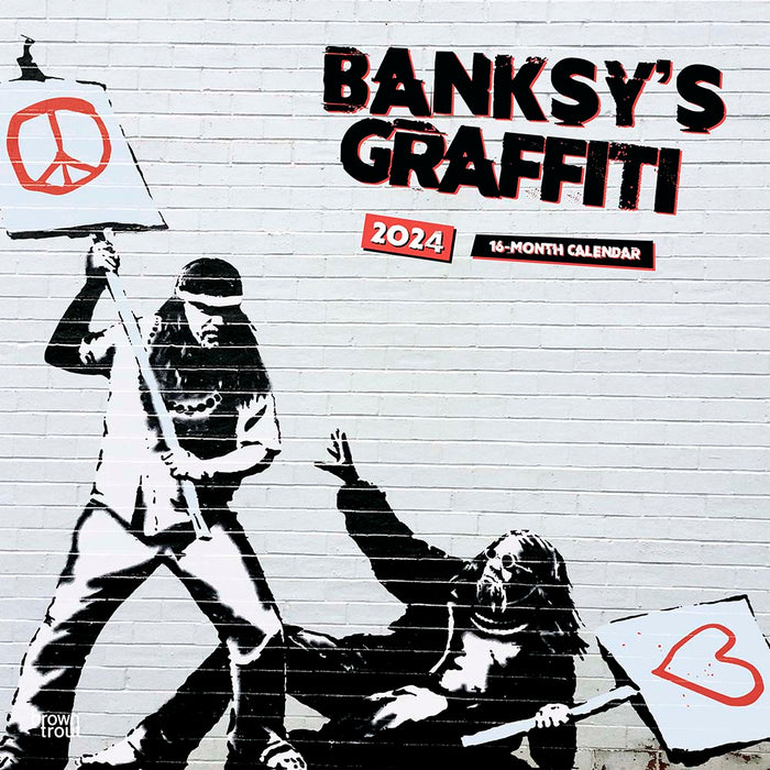 2024 Banksy's Graffiti Wall Calendar
