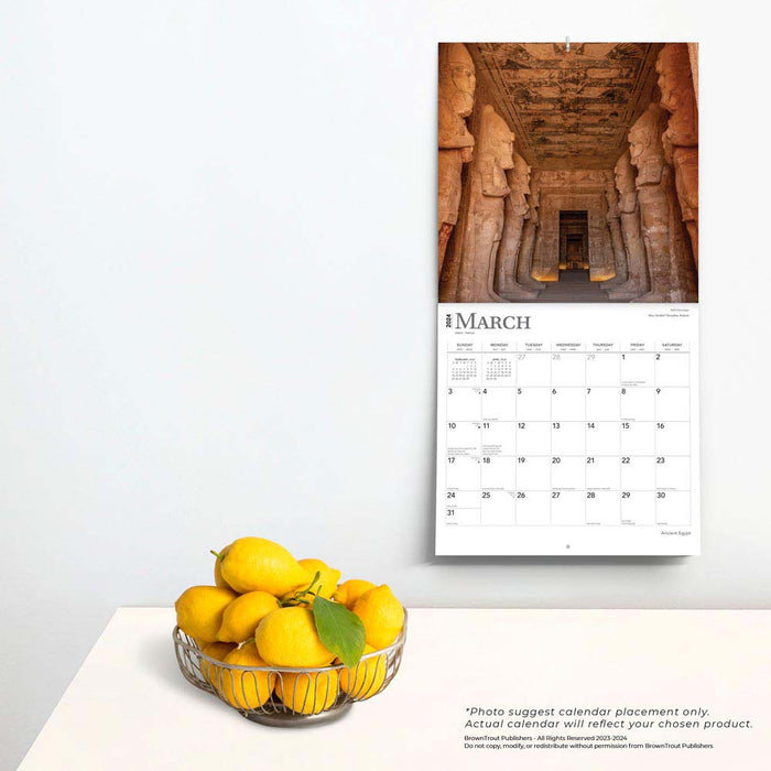 2024 Ancient Egypt Wall Calendar