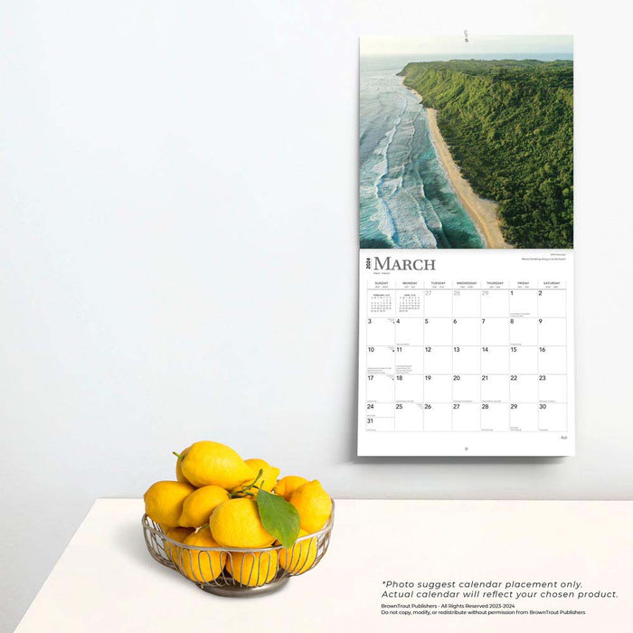 2024 Bali Wall Calendar