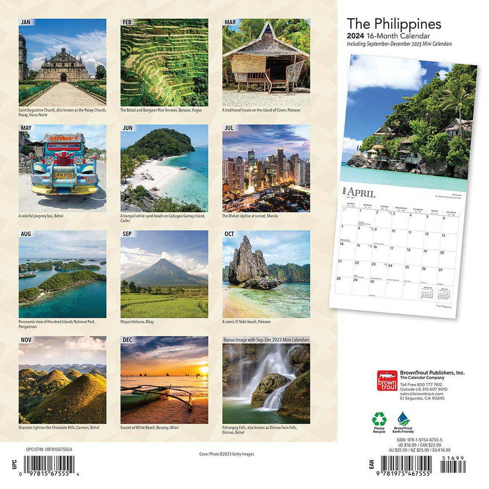 2024 The Philippines Wall Calendar — Calendar Club