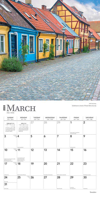 2024 Sweden Wall Calendar (Online Exclusive)