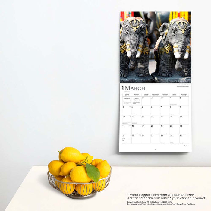 2024 Thailand Wall Calendar