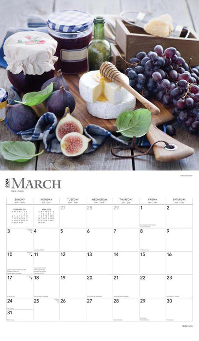 2024 Kitchen Large Wall Calendar