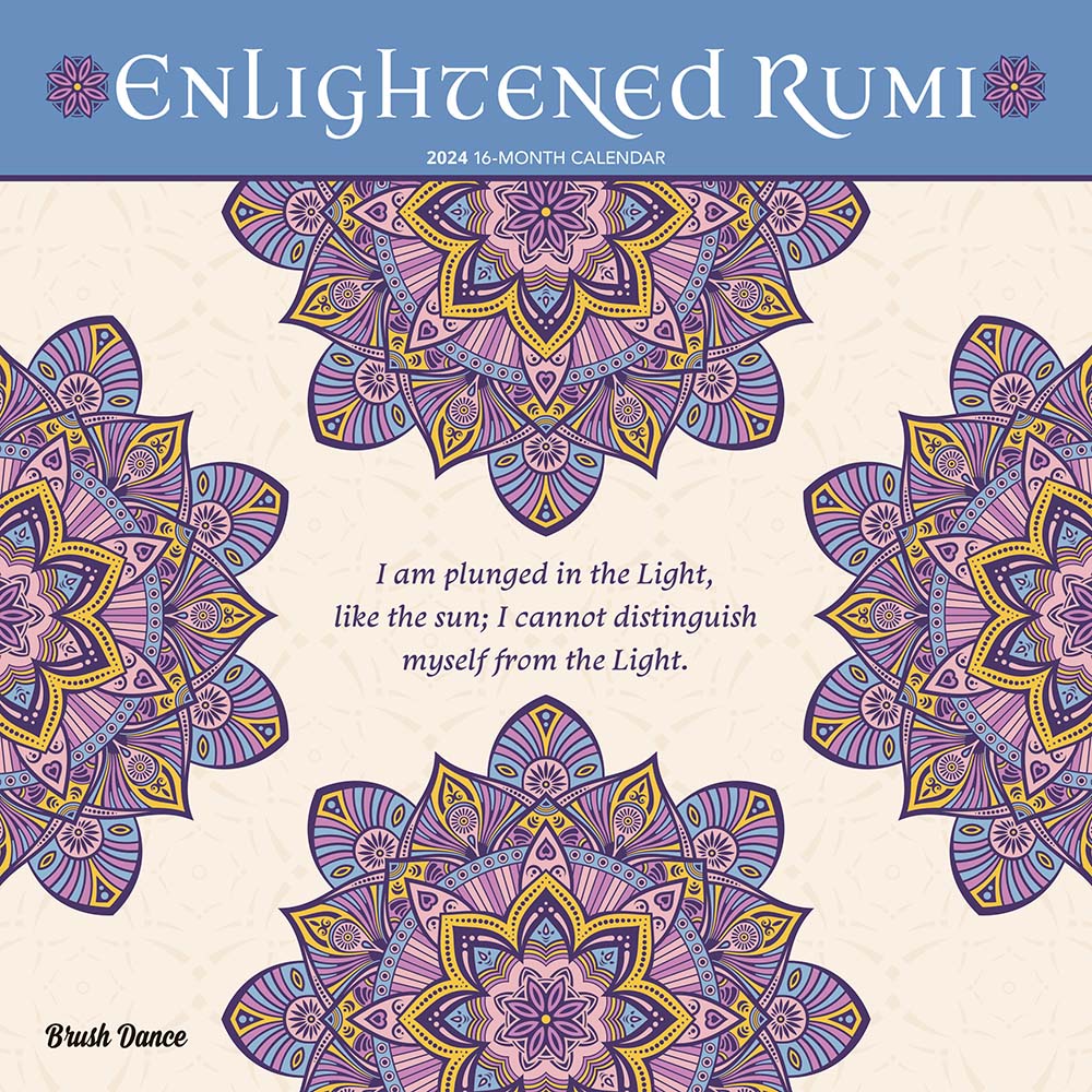 2024 Enlightened Rumi Wall Calendar — Calendar Club