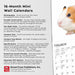 2025 Guinea Pigs Mini Wall Calendar by  BrownTrout Publishers Inc from Calendar Club