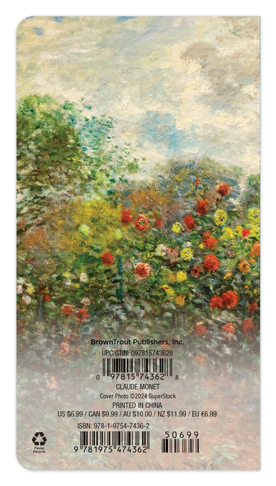 2025 Claude Monet Pocket Diary by  BrownTrout Publishers Inc from Calendar Club