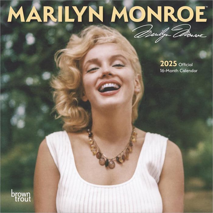 2025 Marilyn Monroe Mini Wall Calendar by  BrownTrout Publishers Inc from Calendar Club