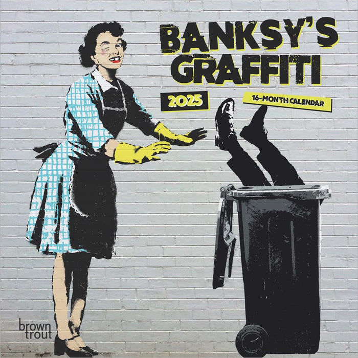 2025 Banksy's Graffiti Mini Wall Calendar