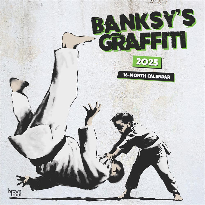 2025 Banksy's Graffiti Wall Calendar
