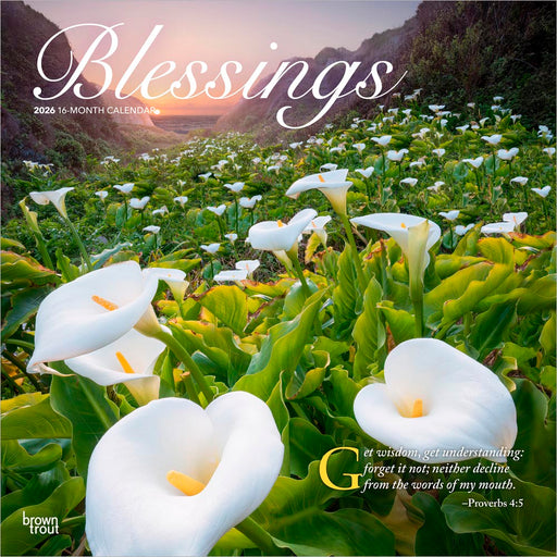 Blessings 2026 Square Wall Calendar