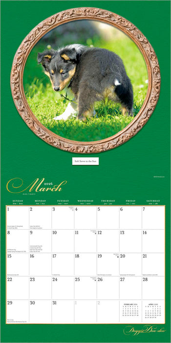 Doggie Doo Doo 2026 Square Wall Calendar